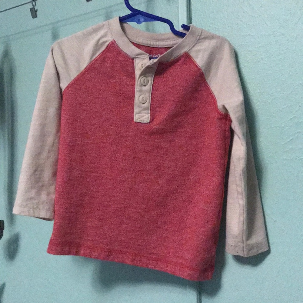 Red boys Henley